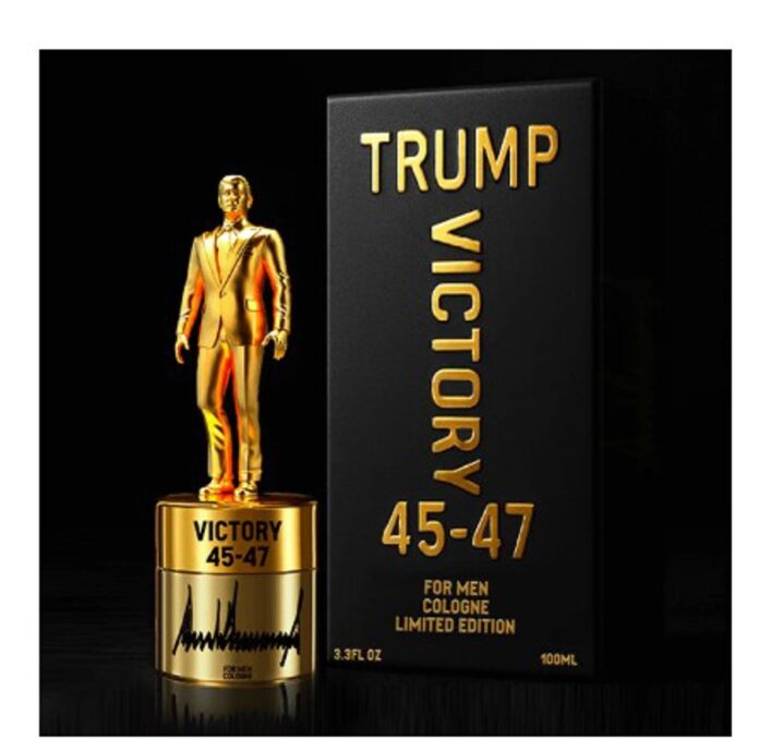 Trump promociona un perfume con una figura de sí mismo inspirado en su victoria electoral