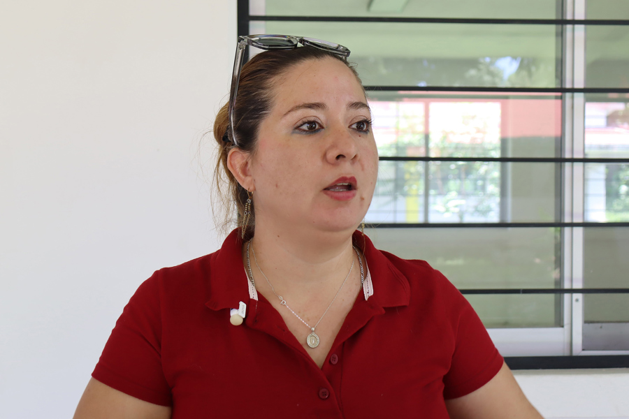 La directora de la estancia en Tapachula, Gabriela Rueda P&eacute;rez
