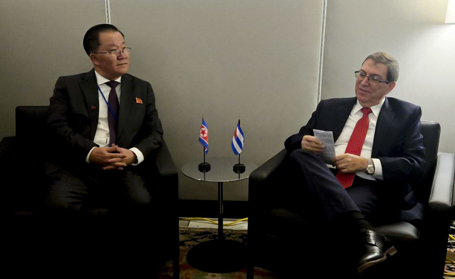 Vicecanciller norcoreano se reúne con dignatarios de Cuba, Nicaragua y Venezuela en la ONU Vicecanciller norcoreano se reúne con dignatarios de Cuba, Nicaragua y Venezuela en la ONU