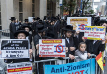 Judíos ortodoxos en Nueva York protestan contra Netanyahu en la ONU y "genocidio en Gaza"