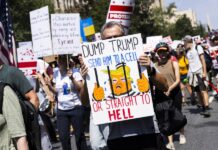 La capital de EE.UU. se moviliza en contra del Gobierno de Donald Trump Protesters march against Trump's deployment of federal law enforcement in DC