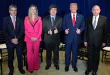 Milei mantiene su primera reunión oficial con Trump y le agradece su respaldo electoral Milei