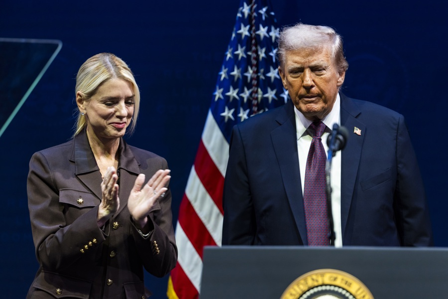 US President Trump attends Religious Liberty Commission at Museum of the Bible Trump
