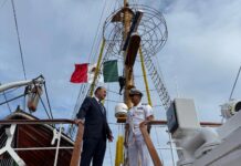 El buque mexicano Cuauhtémoc reanuda sus operaciones tras chocar con el puente de Brooklyn El buque mexicano Cuauhtémoc reanuda sus operaciones tras chocar con el puente de Brooklyn