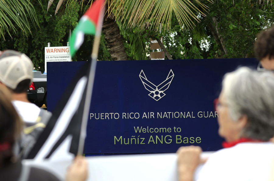 Puertorrique&ntilde;os se movilizan de nuevo contra la Marina de EEUU entre tensi&oacute;n en el Caribe