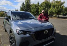 2025 Mazda CX-70 PHEV: Eléctrico para viajes cortos. Híbrido para los más largos Foto del autor