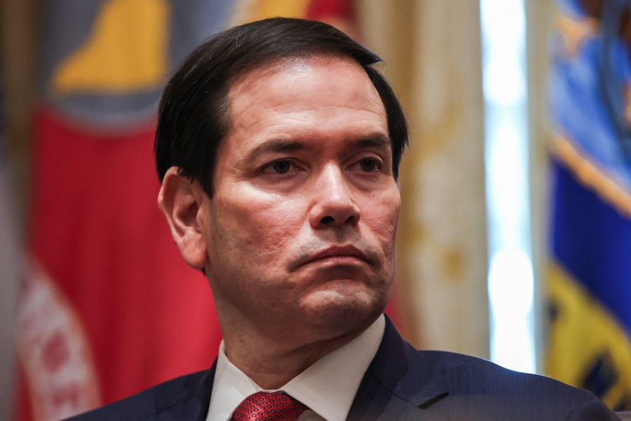 US President Donald Trump holds cabinet meeting in Washington Marco Rubio