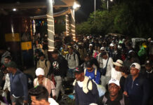 Nueva caravana migrante sale rumbo a Ciudad de México y descarta llegar a EEUU
