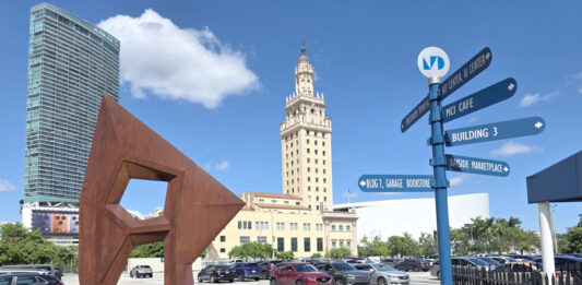 Torre de la Libertad este martes, en Miami