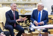 Canadian Prime Minister Carney visits US President Trump at White House