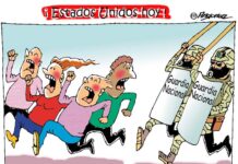¡Estados Unidos hoy! caricatura