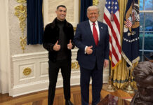 Cristiano Ronaldo cena con Trump en la Casa Blanca como parte de la delegación saudí