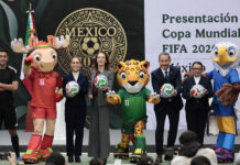 La presidenta de México Claudia Sheinbaum presenta los avances rumbo al Mundial de Fútbol 2026