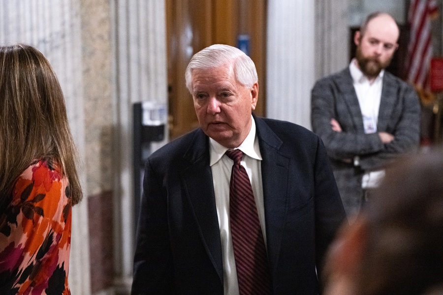 US Senate continues work to reopen govenment as shutdown hits 41 days Lindsey Graham
