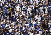 Agentes de migración cercan el estadio de los Dodgers tras el festejo de la Serie Mundial Los-Dodgers-paralizan-la-ciudad-