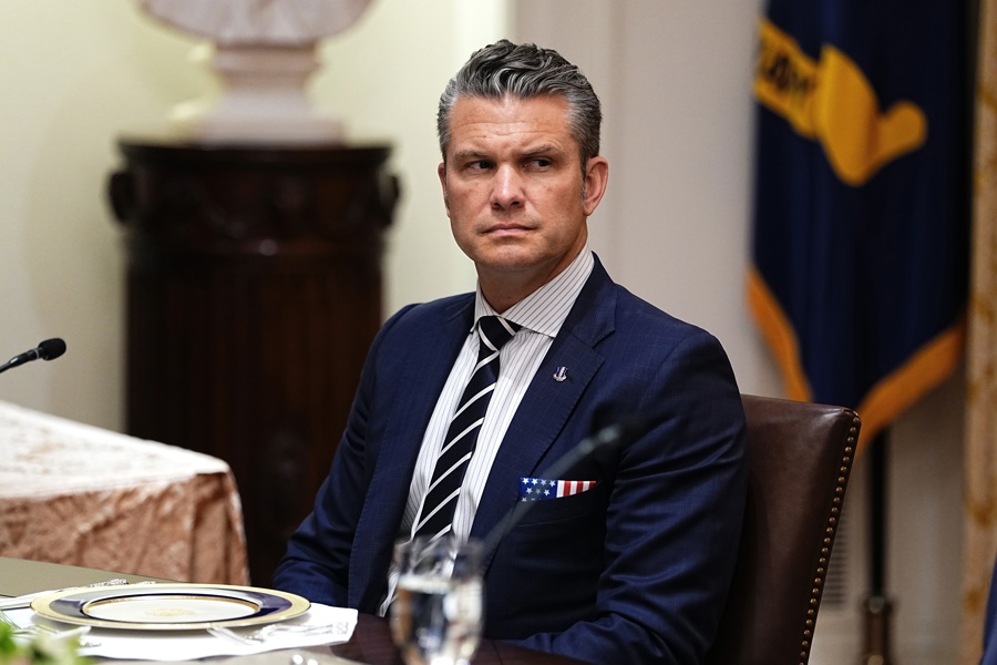 US President Trump welcomes Hungarian Prime Minister Orban to White House Pete Hegseth