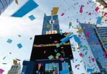 Times Square presenta su nueva esfera para recibir el Año Nuevo Times Square debuts 9th New Year's Eve Ball