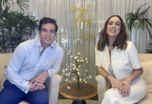Danilo Carrera (i) y Jacqueline Bracamontes