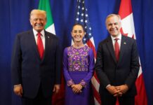 Trump, Sheinbaum y Carney acercan posturas gracias al Mundial de fútbol Sheinbaum dice que la reunión con Trump fue "muy bien" y trabajarán en temas comerciales