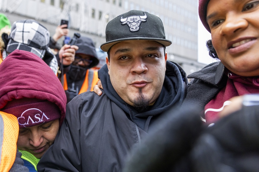 Kilmar Abrego Garcia rally and check in at Baltimore ICE Field Office