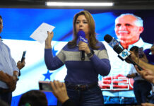 Partido Nacional celebra en Tegucigalpa tras informe del CNE