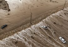 Las históricas lluvias disminuyen mientras California se prepara para fuertes vientos lluvias