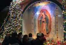 Iglesia católica quiere a ICE fuera de peregrinación al Santuario de Guadalupe en Illinois Miles-de-fieles-se-unen-a-celebración-guadalupana-en-el-santuario-de-Illinois2