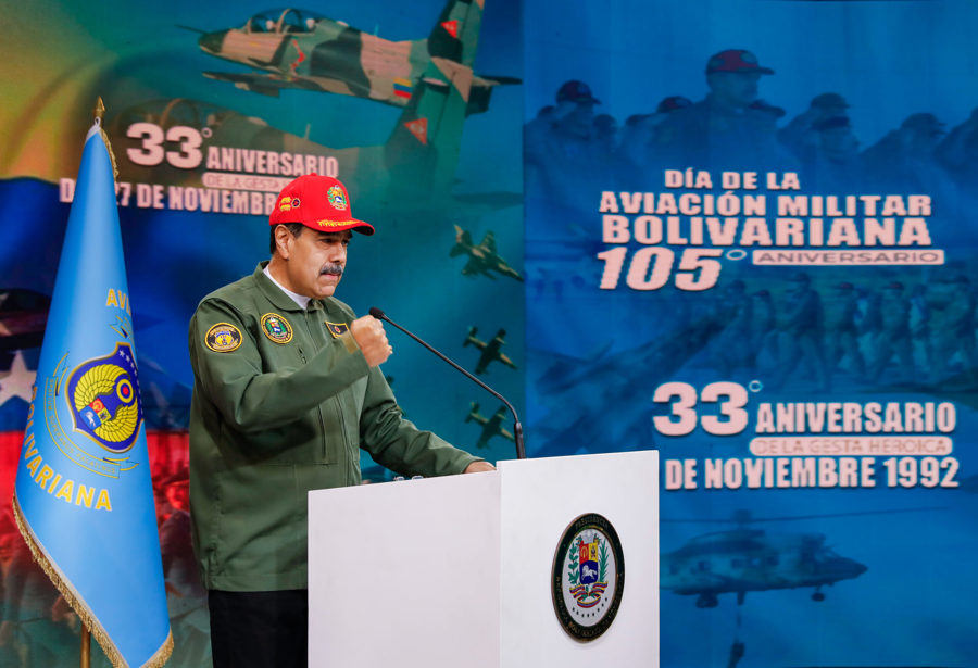 Maduro ordena a fuerza aérea estar lista para defender a Venezuela y confía en la victoria Maduro