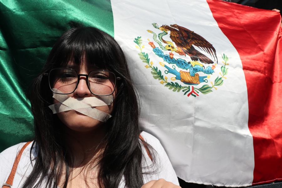 La 'Generaci&oacute;n Z' vuelve a marchar en M&eacute;xico contra la violencia, con menor convocatoria