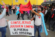 Protestas en Honduras: Simpatizantes de Libre reclaman frente al CNE