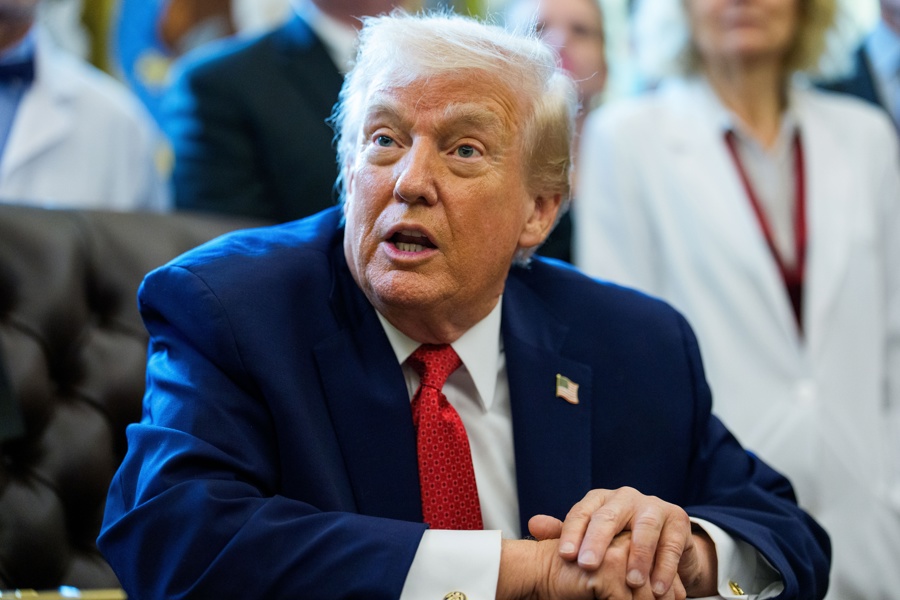 US President Trump signs executive order on marijuana rescheduling Trump