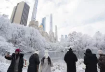 Nueva York despierta con la primera nevada de la temporada Nueva York despierta con la primera nevada de la temporada
