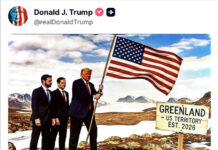 Trump publica imagen creadas con IA para simular su conquista de Groenlandia