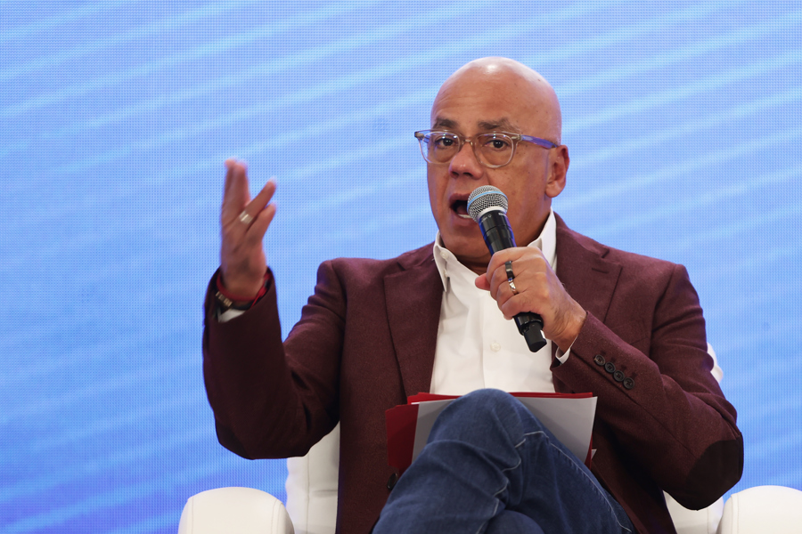 Jorge Rodríguez, el negociador del chavismo ante EE.UU. repite como jefe del Parlamento Jorge Rodríguez,