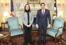 María Corina Machado pide una "transición real" en Venezuela tras reunirse con Marco Rubio