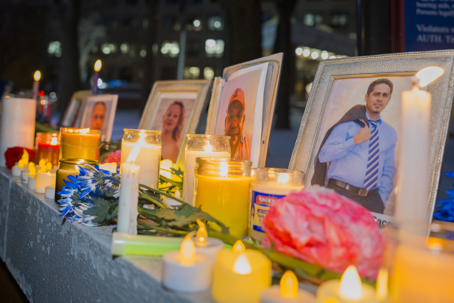 Homenaje al enfermero Alex Pretti en Nueva York