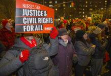 Homenaje al enfermero Alex Pretti en Nueva York