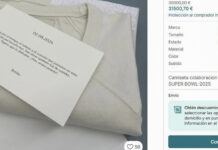 Camisetas como las que Bad Bunny regaló a empleados de Zara, a la venta por 30.000 euros