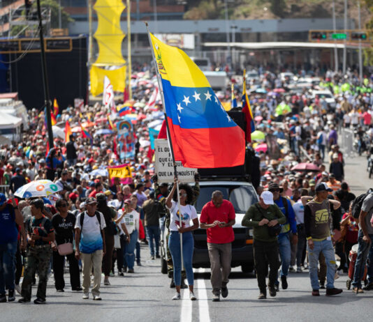 No todo era peor Chavismo marcha para conmemorar los 37 años del 'Caracazo' y exigir la libertad de Maduro