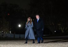 US President Donald Trump returns to the White House