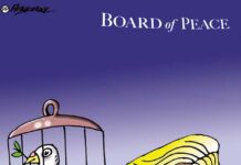 El ave de la paz caricatura