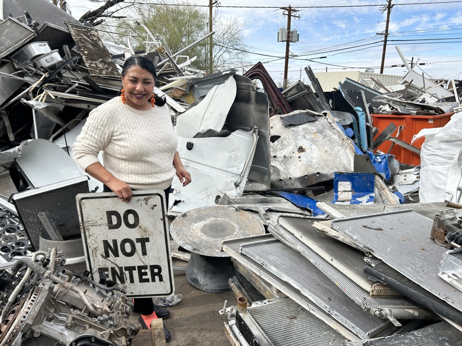 la copropietaria de Recyco Vanessa Gallego Luj&aacute;n