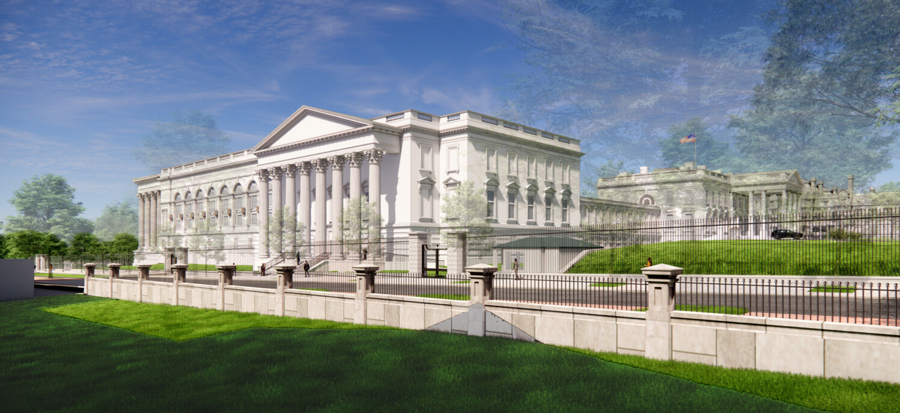 Trump muestra por primera vez imagen del polémico futuro Salón de Baile de la Casa Blanca Trump muestra por primera vez imagen del polémico futuro Salón de Baile de la Casa Blanca