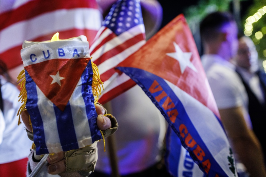Vigil for Cuban nationals killed in a speedboat after being intercepted by Cuban officials