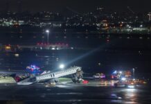 Avión de Air Canada y un camión de bomberos chocan en aeropuerto LaGuardia en Nueva York