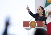 México busca eliminar aranceles al acero, aluminio y vehículos en revisión del T-MEC La presidenta de México, Claudia Sheinbaum