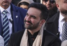 New York City Mayor Zohran Mamdani attends Eid al-Fitr celebration
