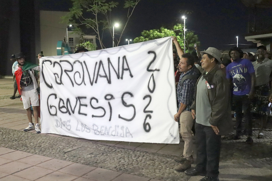 Nueva caravana migrante sale del sur de México en busca de regularización y oportunidades