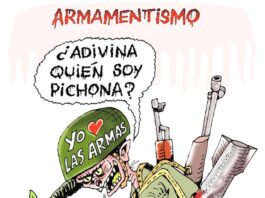 Yo amo las armas caricatura
