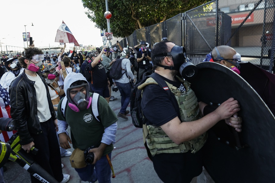 detenidos en protestas contra Trump